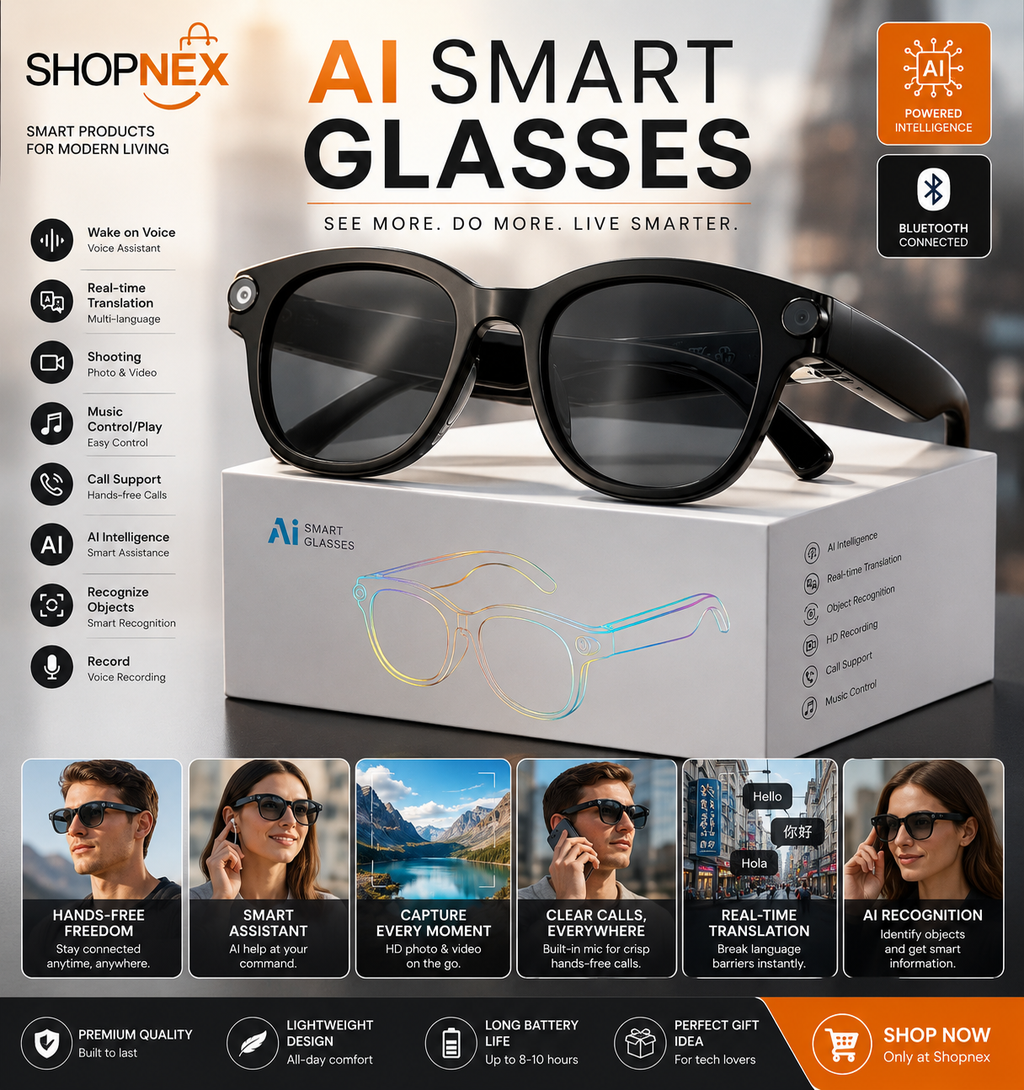 Shopnex AI Smart Glasses