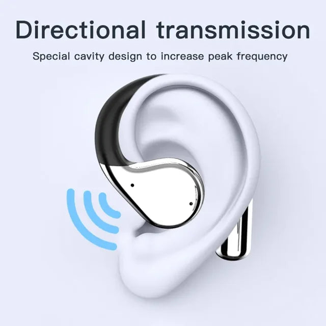Q31 Pro Open-Ear Wireless Earbuds with Touchscreen Case.