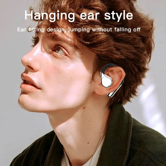 Q31 Pro Open-Ear Wireless Earbuds with Touchscreen Case.