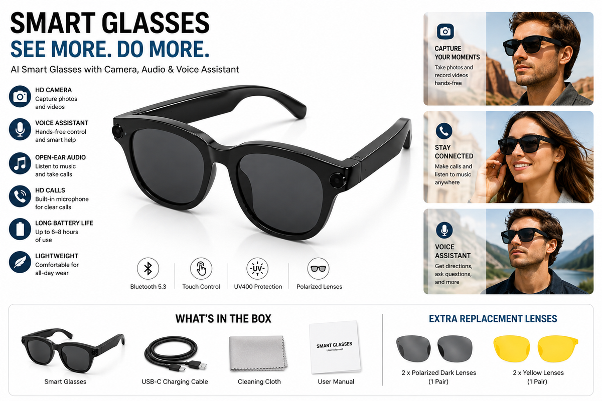 Shopnex AI Smart Glasses
