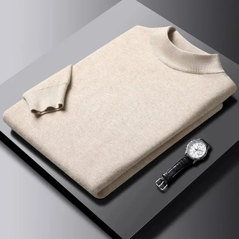 Men's Slim Fit Turtleneck Pullover Sweater