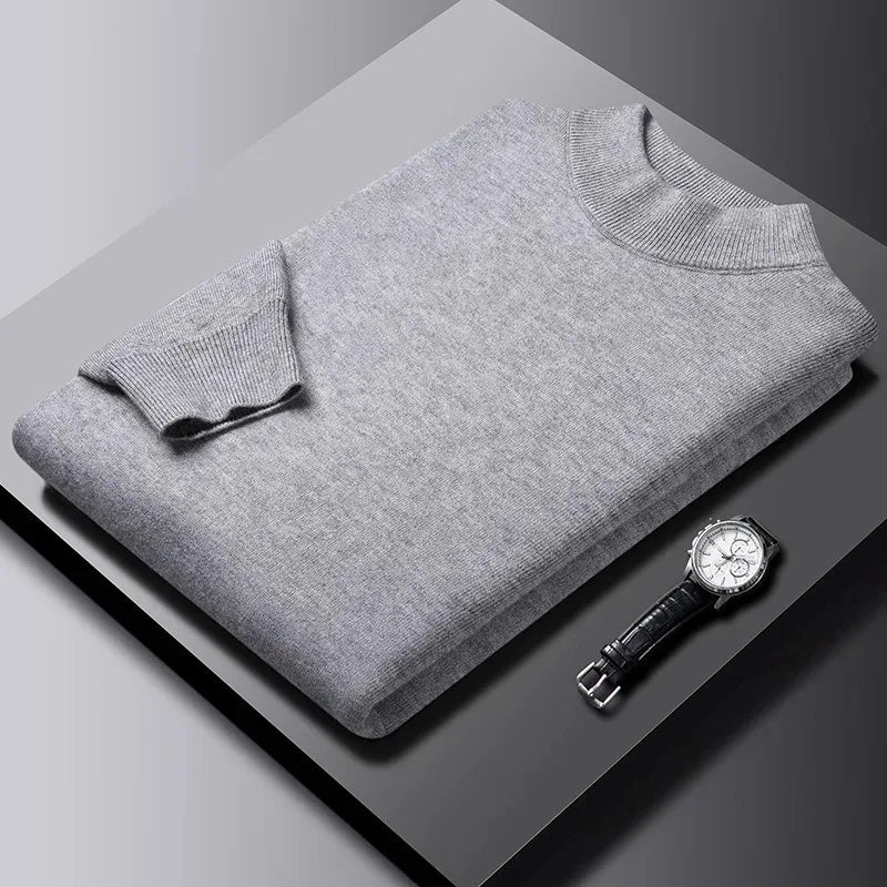 Men's Slim Fit Turtleneck Pullover Sweater