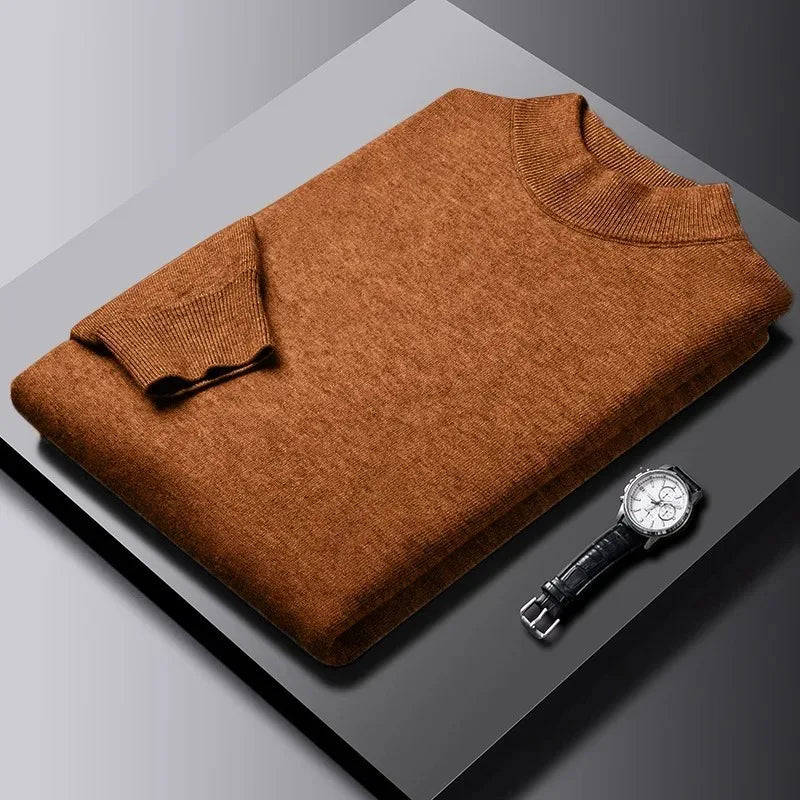 Men's Slim Fit Turtleneck Pullover Sweater