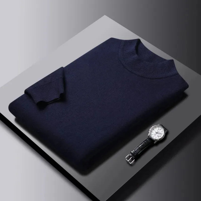 Men's Slim Fit Turtleneck Pullover Sweater