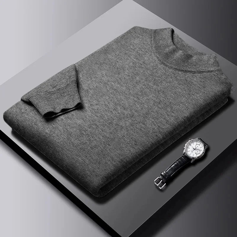 Men's Slim Fit Turtleneck Pullover Sweater