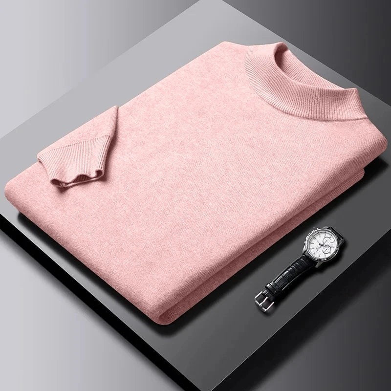 Men's Slim Fit Turtleneck Pullover Sweater